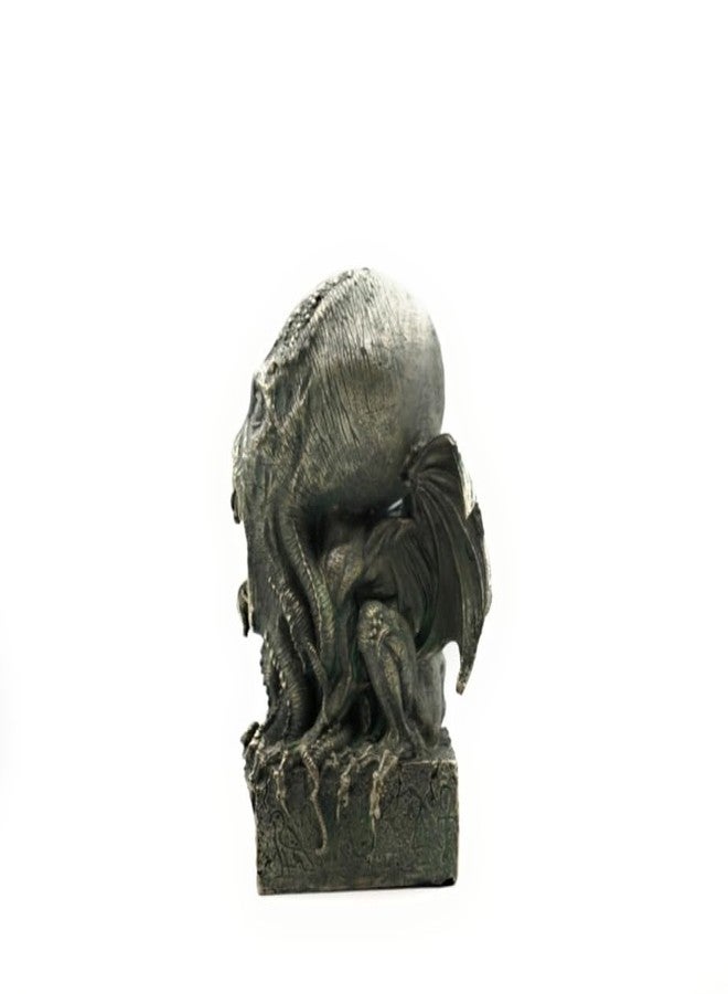RUSTIX Cthulhu Statue - Nautical Lovecraftian Decor, Eldritch Horror Figurine, Octopus Sculpture, High Priest Kraken Mythos for Gothic and Steampunk Décor Collectors (Open Mouth) - Image 3